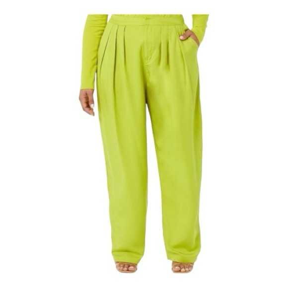 Terea by Andrea Pitter Citronelle Pleated Wide Leg Pants XL - Picture 1 of 5